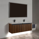 Blossom Lille 48" Brown Walnut Strip Double Vanity