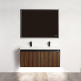 Blossom Lille 48" Brown Walnut Strip Double Vanity