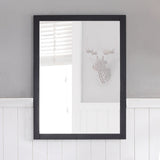 Blossom Lucca 24" Espresso Wall-Mounted Rectangle Mirror