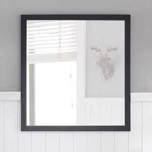 Blossom Lucca 30" Espresso Wall-Mounted Rectangle Mirror