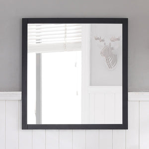 Blossom Lucca 36" Espresso Wall-Mounted Rectangle Mirror