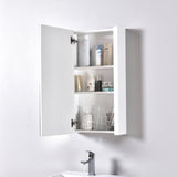 Blossom Milan 20" 1-Drawer Glossy White And Silver Gray Freestanding Vanity Base