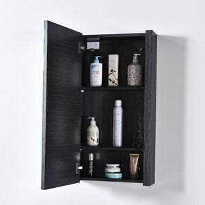 Blossom Milan 20" 1-Drawer Silver Gray And Glossy White Freestanding Vanity Base