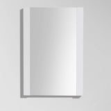 Blossom Milan 36" x 32" Glossy White Wall-Mounted Rectangle Mirror