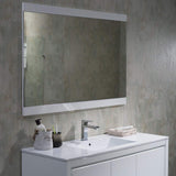 Blossom Milan 48" 2-Door 2-Drawer White Freestanding Vanity With Ceramic Drop-In Single Sink