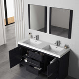 Blossom Milan 60" 2-Door 3-Drawer Silver Gray 2-Door 3-Drawer Freestanding Vanity Base