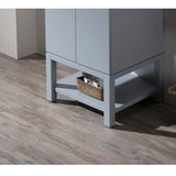 Blossom Monaco 36" Metal Grey Vanity Leg