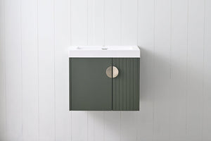 Blossom Moss 24" Sage Green Vanity with Acrylic Sink