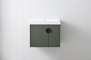 Blossom Moss 24" Sage Green Vanity with Acrylic Sink