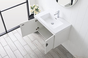 Blossom Moss 30" Matte White Vanity with Acrylic Sink