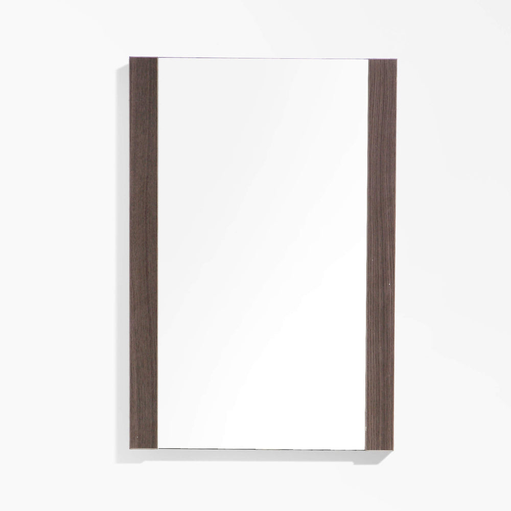 Blossom Naples 18" x 32" Grey Oak Wall-Mounted Rectangle Mirror