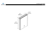 Blossom Pollux 24X32 Right LED Medicine Cabinet