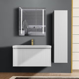 Blossom Positano 36" 1-Drawer Matte White Wall-Mounted Single Vanity Base