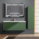 Blossom Positano 48" 1-Drawer Aventurine Green Wall-Mounted Single Vanity Base