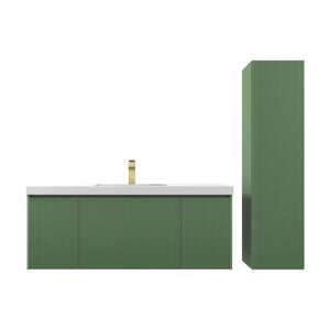 Blossom Positano 48" 1-Drawer Aventurine Green Wall-Mounted Single Vanity Base