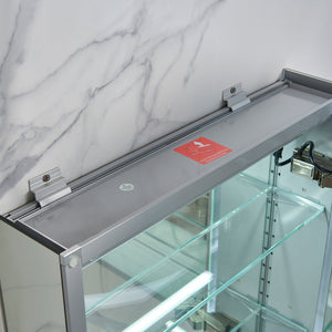 Blossom Regulus 32" x 6" Round LED Medicine Cabinet MCL9 R32 Right