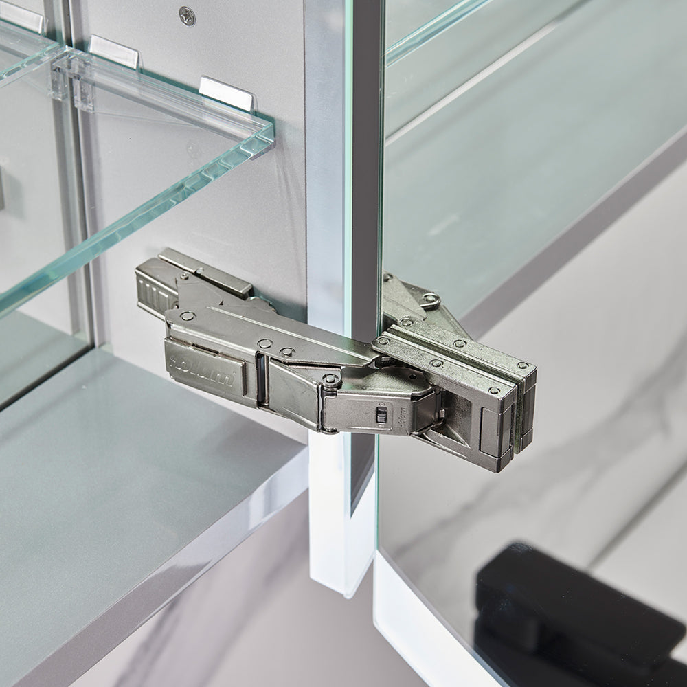 Blossom Regulus 32" x 6" Round LED Medicine Cabinet MCL9 R32 Right