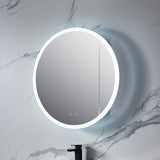 Blossom Regulus 32" x 6" Round LED Medicine Cabinet MCL9 R32 Right