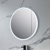 Blossom Regulus 32" x 6" Round LED Medicine Cabinet MCL9 R32 Right