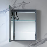 Blossom Rigel 20" x 26" Rectangular Inside LED Light on Door Medicine Cabinet Left