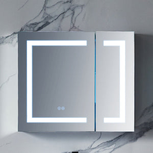 Blossom Rigel 30" x 26" Rectangular Inside LED Light on Door Medicine Cabinet