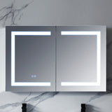 Blossom Rigel 40" x 26" Rectangular Inside LED Light on Door Medicine Cabinet
