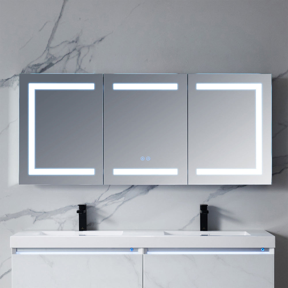 Blossom Rigel 60" x 26" Rectangular Inside LED Light on Door Medicine Cabinet