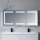 Blossom Rigel 60" x 26" Rectangular Inside LED Light on Door Medicine Cabinet