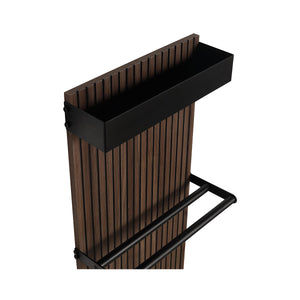 Blossom Rimini 14" x 36" Lower Dark Walnut Strip Wall Panel