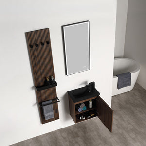 Blossom Rimini 20" Dark Walnut Strip Vanity