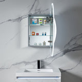 Blossom Spica 24" x 36" Oval Inside LED Light on Door Medicine Cabinet Right
