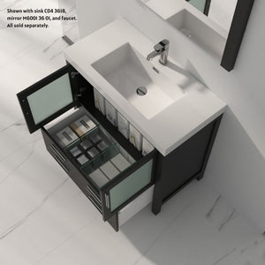 Blossom Sydney 36" Espresso Freestanding Vanity Base