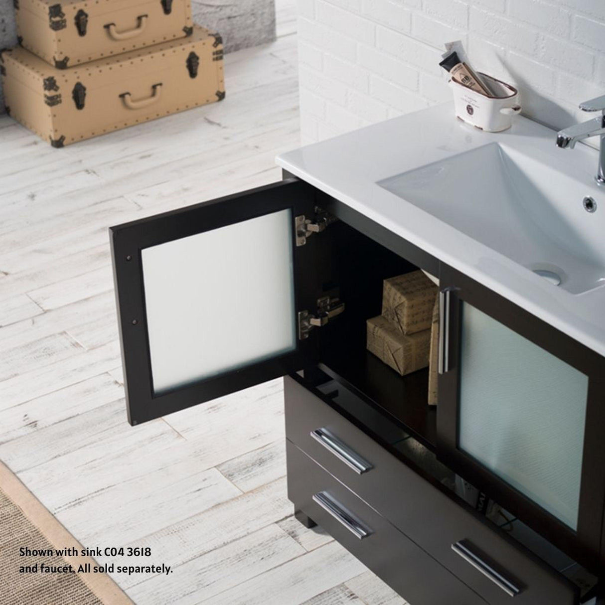 Blossom Sydney 36" Espresso Freestanding Vanity Base