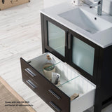 Blossom Sydney 36" Espresso Freestanding Vanity Base