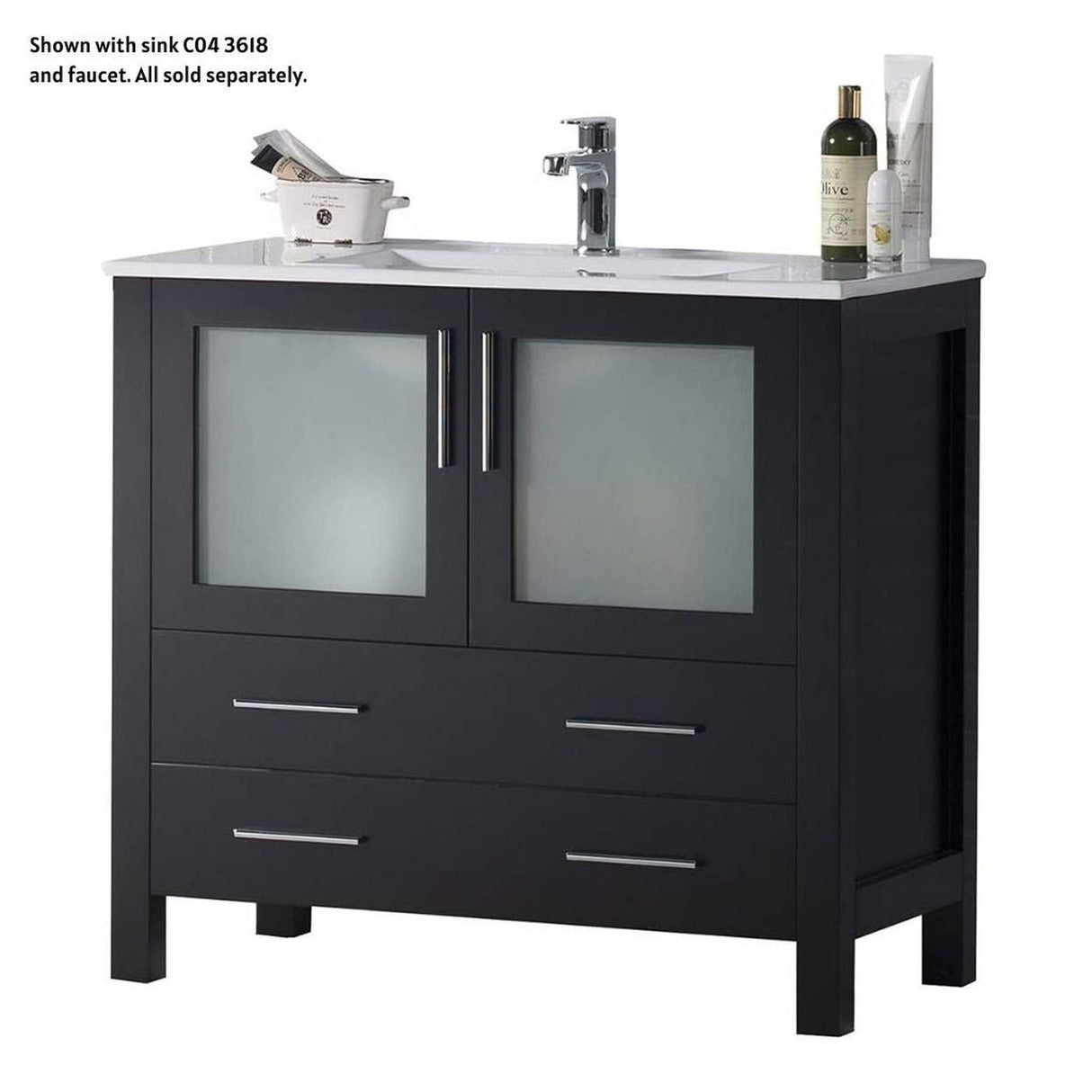 Blossom Sydney 36" Espresso Freestanding Vanity Base