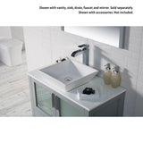 Blossom Sydney 36" x 18" White Ceramic Vanity Top