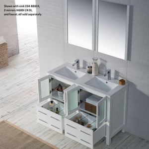 Blossom Sydney 48" White Freestanding Vanity Base
