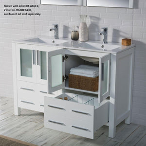 Blossom Sydney 48" White Freestanding Vanity Base