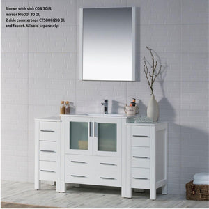 Blossom Sydney 54" White Freestanding Vanity Base