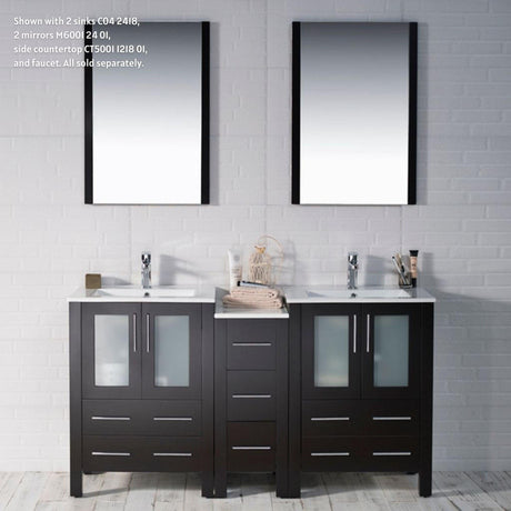 Blossom Sydney 60" Espresso Freestanding Vanity Base