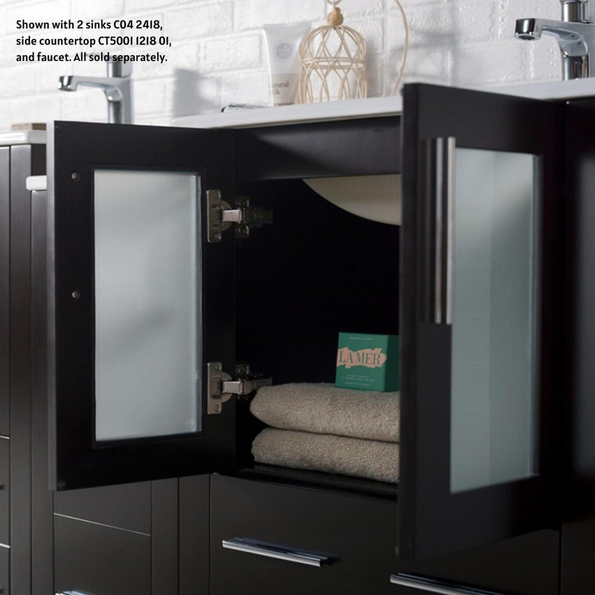 Blossom Sydney 60" Espresso Freestanding Vanity Base