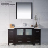 Blossom Sydney 60" Espresso Freestanding Vanity Base With Side Cabinet