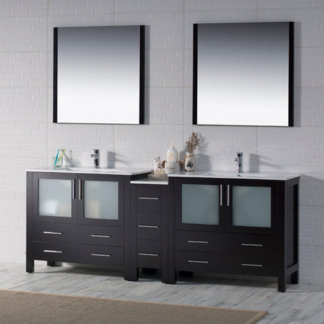 Blossom Sydney 84" Espresso Freestanding Vanity Base