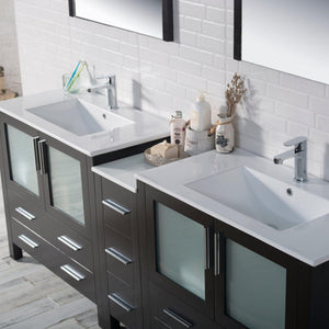 Blossom Sydney 84" Espresso Freestanding Vanity Base