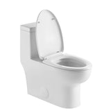 Blossom T9 01 1.1 / 1.6 GPF Dual Flush White One Piece Toilet With Slow-closing Seat Cover