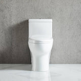 Blossom T9 01 1.1 / 1.6 GPF Dual Flush White One Piece Toilet With Slow-closing Seat Cover