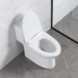 Blossom T9 03 1.1 / 1.6 GPF Dual Flush White ADA One Piece Toilet With Slow-closing Seat Cover
