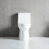 Blossom T9 04 1.1 / 1.6 GPF Dual Flush White ADA One Piece Toilet With Slow-closing Seat Cover