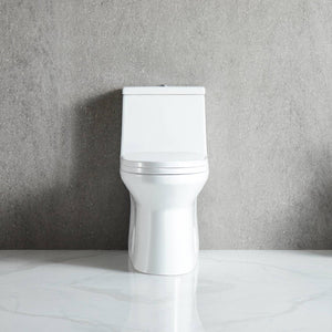 Blossom T9 04 1.1 / 1.6 GPF Dual Flush White ADA One Piece Toilet With Slow-closing Seat Cover