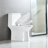 Blossom T9 04 1.1 / 1.6 GPF Dual Flush White ADA One Piece Toilet With Slow-closing Seat Cover